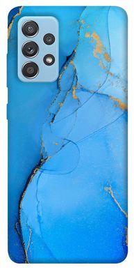 Чехол itsPrint Синий с золотом для Samsung Galaxy A52 4G / A52 5G