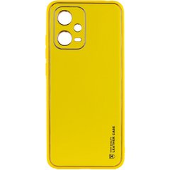Кожаный чехол Xshield для Xiaomi Poco X5 5G / Redmi Note 12 5G Желтый / Yellow