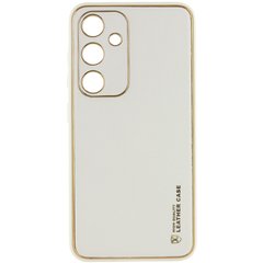 Шкіряний чохол Xshield для Samsung Galaxy S23 FE Білий / White