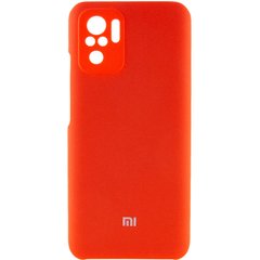 Чохол Silicone Cover Full Camera (AAA) для Xiaomi Redmi Note 10 / Note 10s Червоний / Red