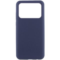 Чохол Silicone Cover Lakshmi (AAA) для Xiaomi Poco X6 Pro Темно-синій / Midnight blue