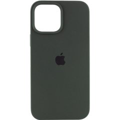 Уценка Чехол Silicone Case Full Protective (AA) для Apple iPhone 15 Pro Max (6.7") Дефект упаковки / Зеленый / Cyprus Green