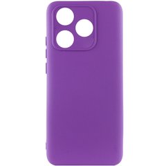 Чохол Silicone Cover Lakshmi Full Camera (A) для TECNO Spark 10 Фіолетовий / Purple