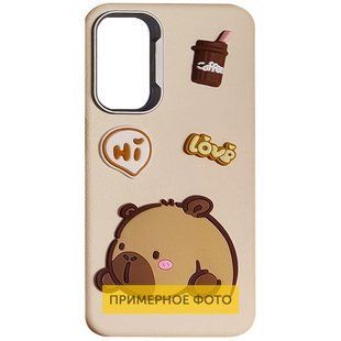 Чехол TPU Leather Toys для Xiaomi Poco X6 / Note 13 Pro 5G Capybara / Sand