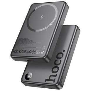 Портативний ЗП Power Bank Hoco Q34 Clever PD20W з БЗП 10000 mAh Metal gray