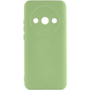 Чохол TPU GETMAN Liquid Silk Full Camera для Xiaomi Redmi A3 Зелений / Pistachio