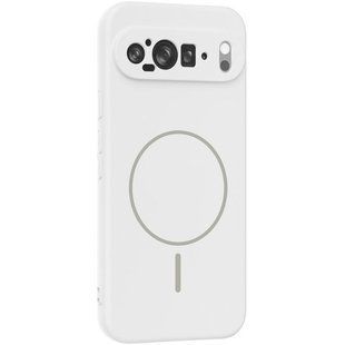 Чохол Silicone Cover Lakshmi Full Camera (AA) with Magnetic Fit для Google Pixel 9 Pro XL Білий / White