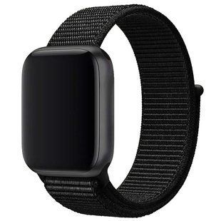 Ремешок Nylon для Apple Watch 38/40/41/42mm(ser.10) Черный / Black