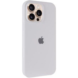 Чехол Silicone Case Full Protective (AA) для Apple iPhone 16 Pro Max (6.9") Белый / White