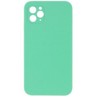 Чехол Silk Square Full Camera Protective (AA) NO LOGO для Apple iPhone 11 Pro (5.8") Зеленый / Spearmint