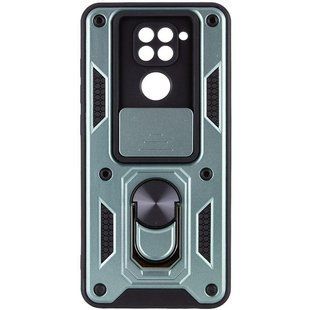 Чехол Ummi Camshield Serge Ring для Xiaomi Redmi Note 9 / Redmi 10X Зеленый / Green