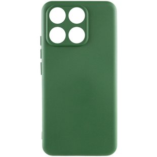 Чехол Silicone Cover Lakshmi Full Camera (AA) для Xiaomi 14 Зеленый / Dark green