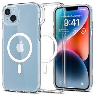 Чехол SGP Ultra Hybrid (MagFit) для Apple iPhone 15 Plus (6.7") Прозрачный