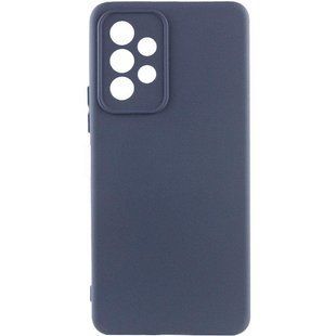 Чехол TPU GETMAN Liquid Silk Full Camera для Samsung Galaxy A23 4G Синий / Midnight Blue