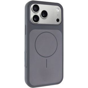 Чохол Silk Duo Color (AA) NO LOGO with Magnetic Fit для Apple iPhone 17 Pro (6.3") Gray