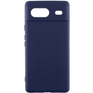 Чехол Silicone Cover Lakshmi Full Camera (AA) для Google Pixel 8a Синий / Midnight blue