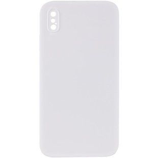 Чехол Silk Square Full Camera Protective (AA) NO LOGO для Apple iPhone X / XS (5.8") Белый / White