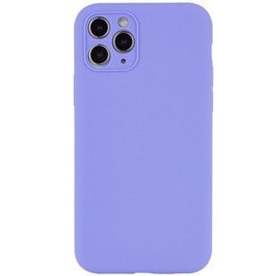 Чехол Silicone Case Full Camera Protective (AA) NO LOGO для Apple iPhone 12 Pro Max (6.7") Сиреневый / Dasheen