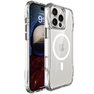 Чехол TPU Space Octagon with Magnetic Fit для Apple iPhone 16 Pro Max (6.9") Clear