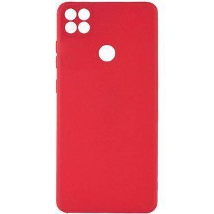 Силиконовый чехол Candy Full Camera для Xiaomi Redmi 9C Красный / Camellia