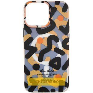 TPU чехол Pastel Chaos with Magnetic Fit для Apple iPhone 17 (6.3") Black