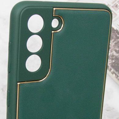 Кожаный чехол Xshield для Samsung Galaxy S21+ Зеленый / Army Green