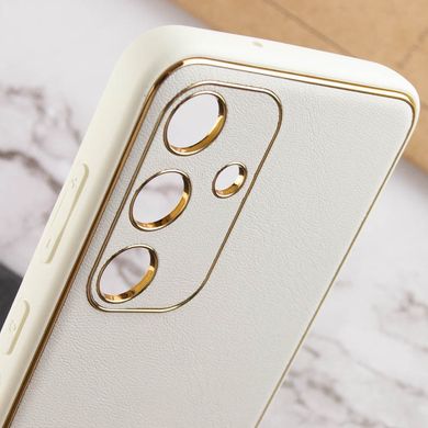 Кожаный чехол Xshield для Samsung Galaxy S23 FE Белый / White