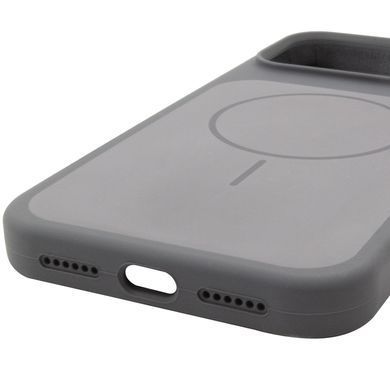 Чохол Silk Duo Color (AA) NO LOGO with Magnetic Fit для Apple iPhone 17 Pro (6.3") Gray