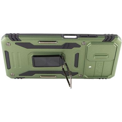 Ударопрочный чехол Camshield Army Ring для Xiaomi Poco X5 5G / Note 12 5G Оливковый / Army Green