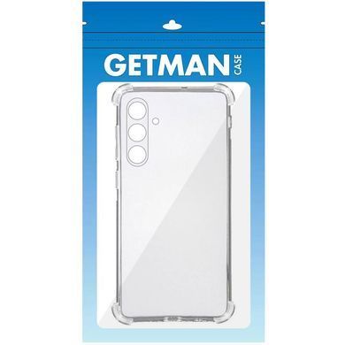 TPU чохол GETMAN Ease logo посилені кути Full Camera для Samsung Galaxy S25 FE Безбарвний (прозорий)