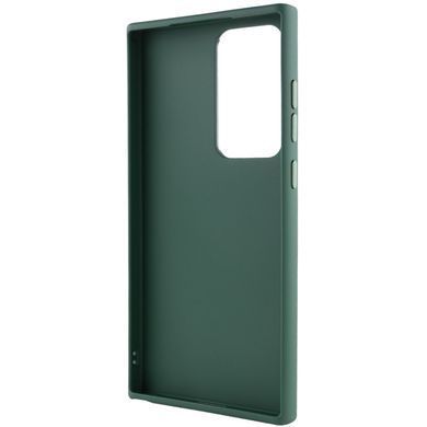 TPU чехол Bonbon Metal Style для Samsung Galaxy S24 Ultra Зеленый / Army green