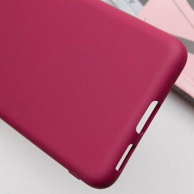 Чехол TPU GETMAN Liquid Silk Full Camera для Samsung Galaxy S21 Бордовый / Marsala