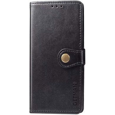 Шкіряний чохол книжка GETMAN Gallant (PU) для Xiaomi Redmi Note 8 Pro Чорний