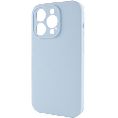 Чехол Silicone Case Full Camera Protective (AA) NO LOGO для Apple iPhone 15 Pro Max (6.7") Голубой / Sweet Blue