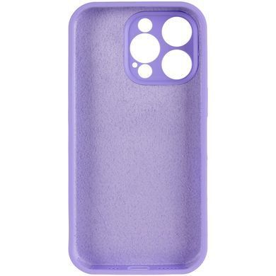 Чохол Silk Full Camera Protective (AA) NO LOGO для Apple iPhone 16 Pro (6.3") Бузковий / Dasheen