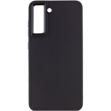 TPU чохол Bonbon Metal Style для Samsung Galaxy S21 FE Чорний / Black