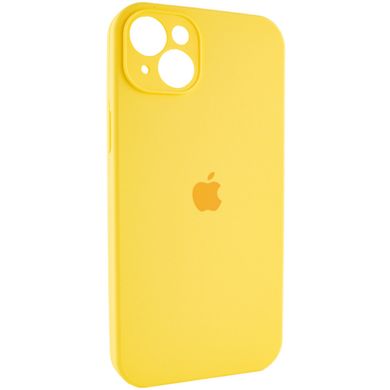 Чехол Silicone Case Full Camera Protective (AA) для Apple iPhone 15 Plus (6.7") Желтый / Yellow