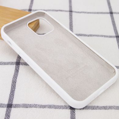 Чехол Silicone Case Full Protective (AA) для Apple iPhone 12 Pro Max (6.7") Белый / White