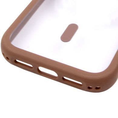 Чохол TPU+PC GETMAN Moon Clear with MagSafe для Apple iPhone 16 Pro (6.3") Brown