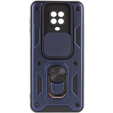 Чехол Ummi Camshield Serge Ring для Xiaomi Redmi Note 9s / Note 9 Pro / 9 Pro Max Синий / Navy