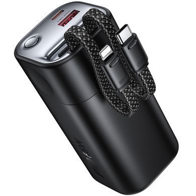 Портативное ЗУ Power Bank Hoco Q59 Chispeante PD65W with cables 20000 mAh Black