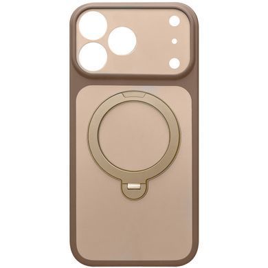 Чехол Ummi Full Camera with MagSafe HQ Ring для Apple iPhone 17 Pro Max (6.9") Brown Gold
