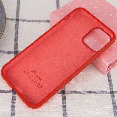 Чехол Silicone Case Full Protective (AA) для Apple iPhone 11 Pro Max (6.5") Красный / Dark Red