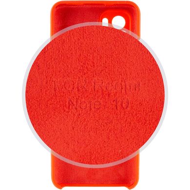 Чехол Silicone Cover Full Camera (AAA) для Xiaomi Redmi Note 10 / Note 10s Красный / Red