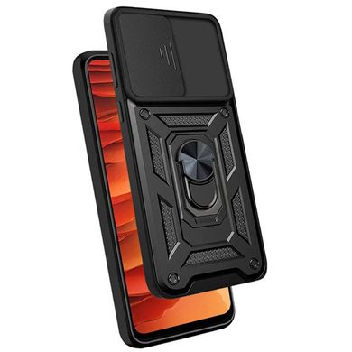 Ударопрочный чехол Camshield Serge Ring для Xiaomi Redmi 10C Черный
