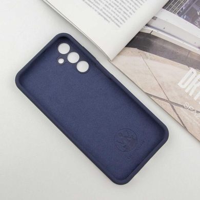 Чехол Silicone Cover Lakshmi Full Camera (AAA) with Logo для Samsung Galaxy A14 4G/5G Темно-синий / Midnight blue