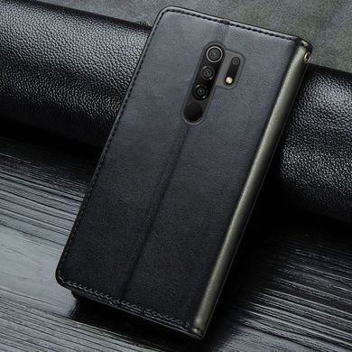 Шкіряний чохол книжка GETMAN Gallant (PU) для Xiaomi Redmi Note 8 Pro Чорний