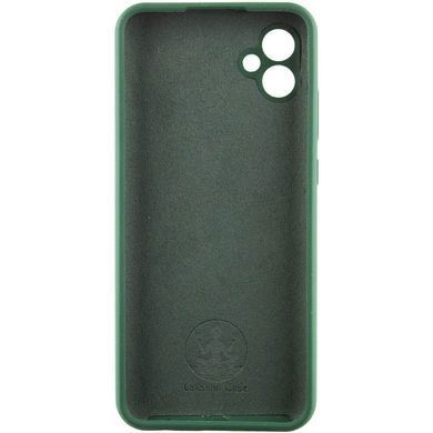 Чехол Silicone Cover Lakshmi Full Camera (AA) with logo для Samsung Galaxy A06 Зеленый / Dark green
