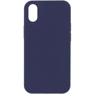 Чехол Silk Full Protective (AA) NO LOGO для Apple iPhone X / XS (5.8") Темно-синий / Midnight blue