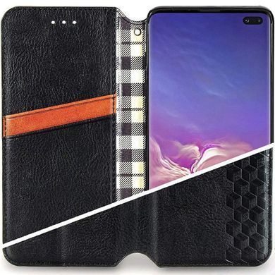 Кожаный чехол-книжка GETMAN Cubic (PU) для Samsung Galaxy A05 Черный
